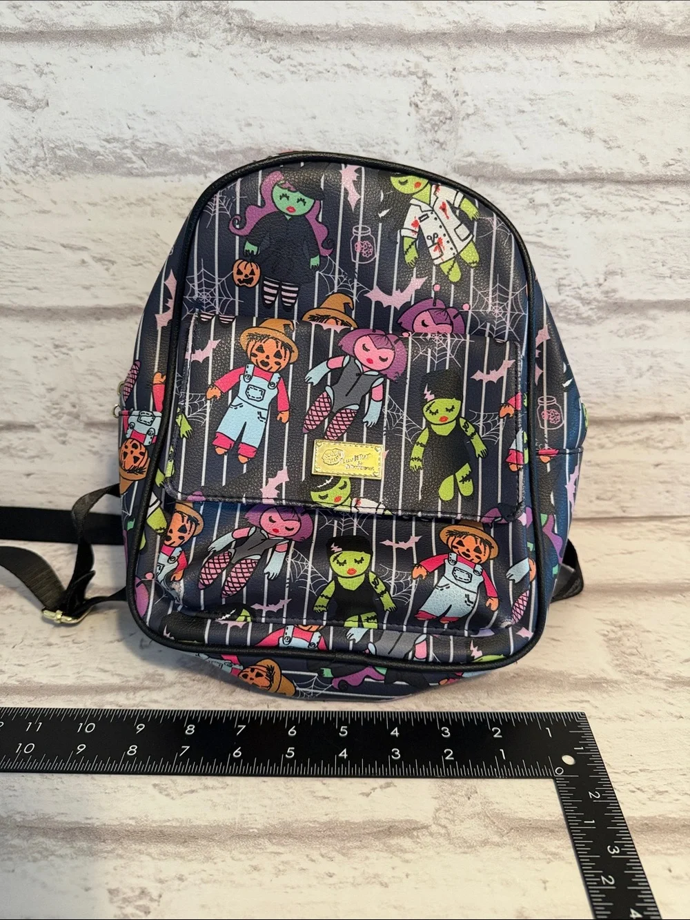 BETSEY JOHNSON Halloween Characters Purse Backpack Unique and Rare! So Cute!